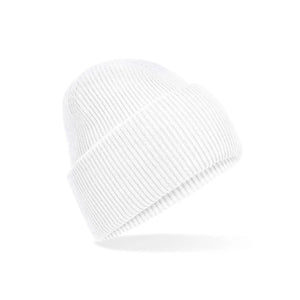 Berretto Classic Engineered Deep Cuffed Beanie bianco - personalizzabile con logo