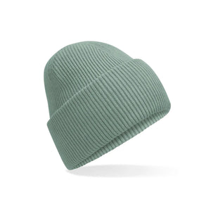 Berretto Classic Engineered Deep Cuffed Beanie dusty green - personalizzabile con logo