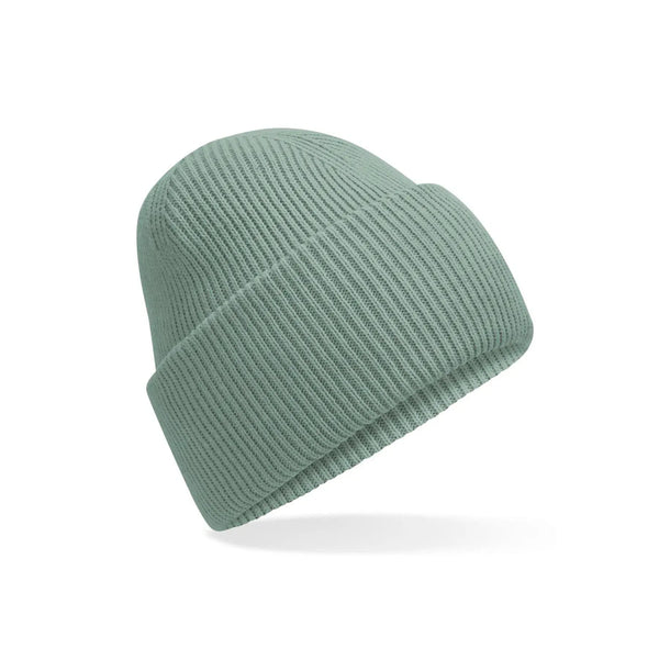 Berretto Classic Engineered Deep Cuffed Beanie dusty green - personalizzabile con logo