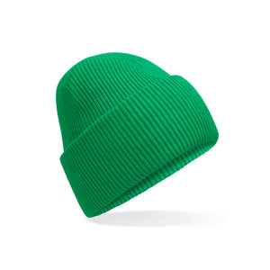 Berretto Classic Engineered Deep Cuffed Beanie kelly green - personalizzabile con logo