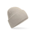 Berretto Classic Engineered Deep Cuffed Beanie natural stone - personalizzabile con logo