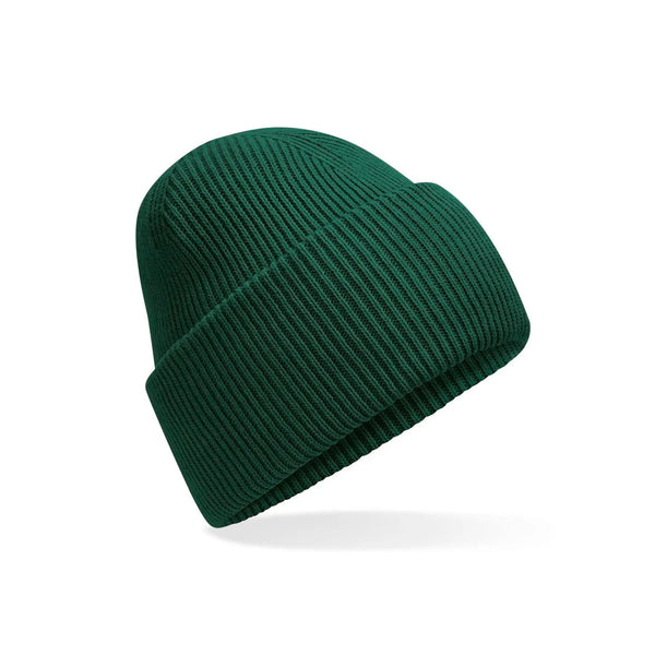 Berretto Classic Engineered Deep Cuffed Beanie verde - personalizzabile con logo