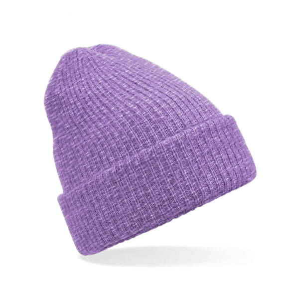 Berretto Colour Pop Beanie viola - personalizzabile con logo