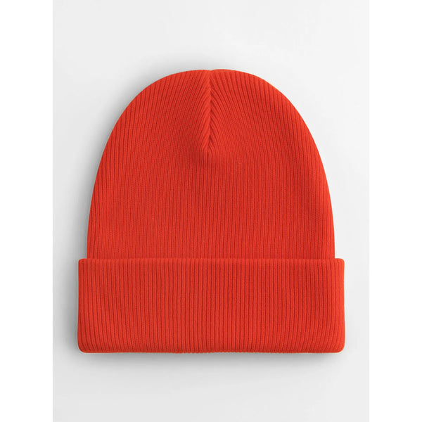 Berretto con risvolto in cotone organico - personalizzabile con logo