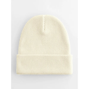 Berretto con risvolto in cotone organico - personalizzabile con logo