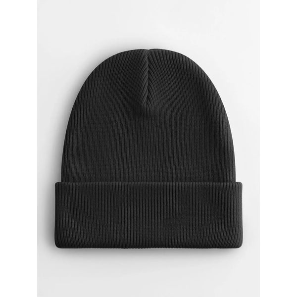 Berretto con risvolto in cotone organico - personalizzabile con logo