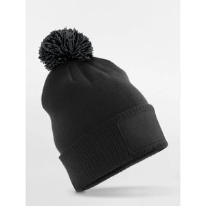 Berretto con toppa Snowstar per bambini black/graphite grey - personalizzabile con logo