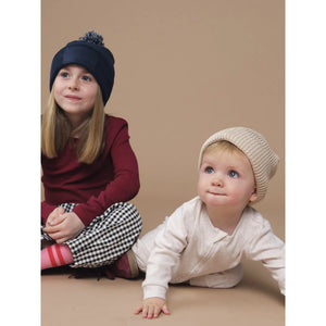 Berretto con toppa Snowstar per bambini - personalizzabile con logo