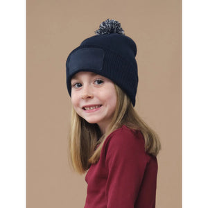 Berretto con toppa Snowstar per bambini - personalizzabile con logo