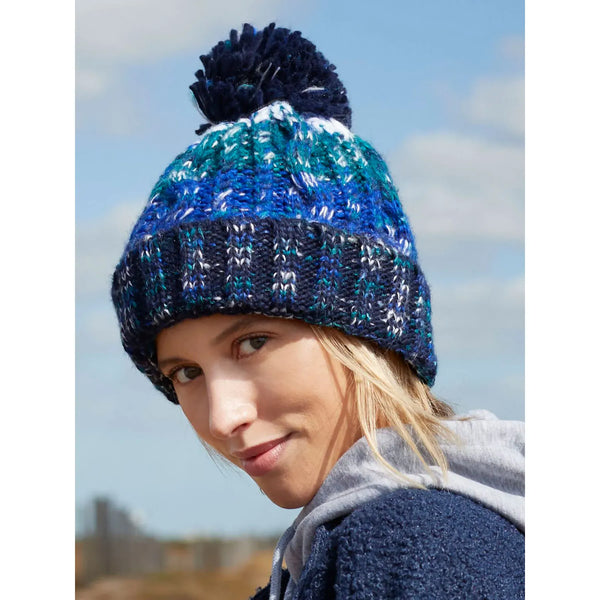 Berretto Corkscrew Pom Pom Beanie - personalizzabile con logo