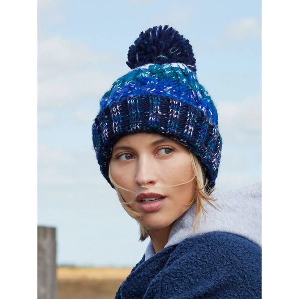 Berretto Corkscrew Pom Pom Beanie - personalizzabile con logo