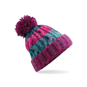Berretto Corkscrew Pom Pom Beanie winter berries - personalizzabile con logo