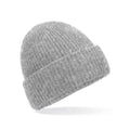 Berretto Cosy Ribbed grigio - personalizzabile con logo