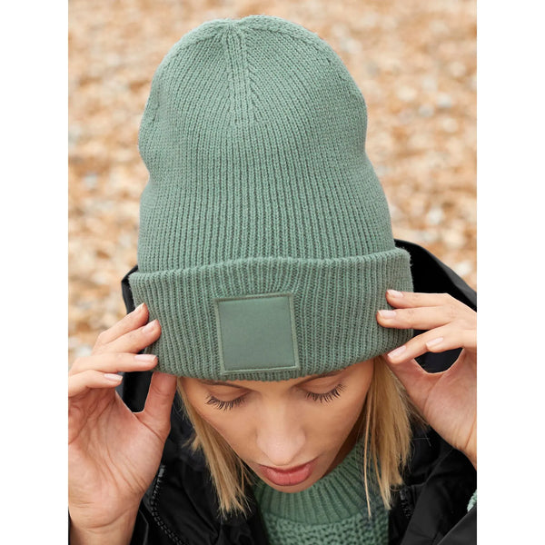 Berretto Deep Cuffed Tonal Patch Beanie - personalizzabile con logo