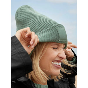Berretto Deep Cuffed Tonal Patch Beanie - personalizzabile con logo