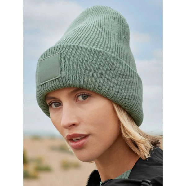 Berretto Deep Cuffed Tonal Patch Beanie - personalizzabile con logo