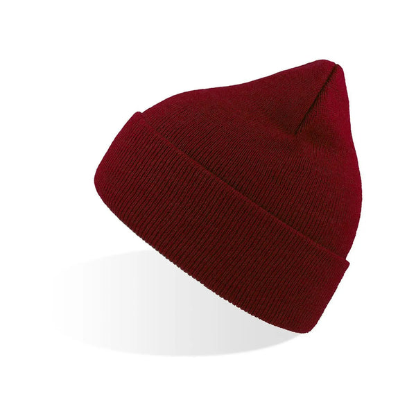 Berretto Eko Beanie bordeaux - personalizzabile con logo