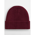 Berretto Engineered Knit Ribbed Beanie bordeaux - personalizzabile con logo