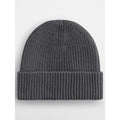 Berretto Engineered Knit Ribbed Beanie grigio - personalizzabile con logo