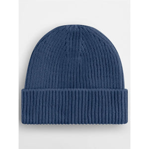 Berretto Engineered Knit Ribbed Beanie Steel Blue - personalizzabile con logo