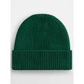 Berretto Engineered Knit Ribbed Beanie verde - personalizzabile con logo