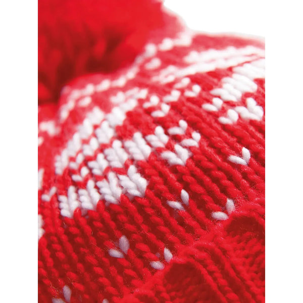 Berretto Fair Isle Snowstar Beanie - personalizzabile con logo