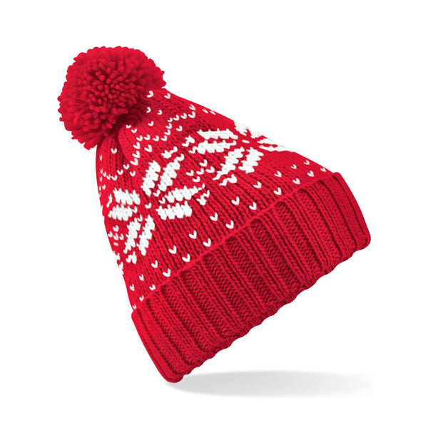 Berretto Fair Isle Snowstar Beanie - personalizzabile con logo
