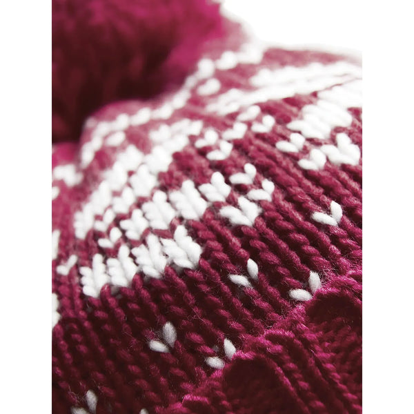 Berretto Fair Isle Snowstar Beanie - personalizzabile con logo