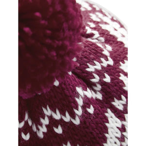 Berretto Fair Isle Snowstar Beanie - personalizzabile con logo