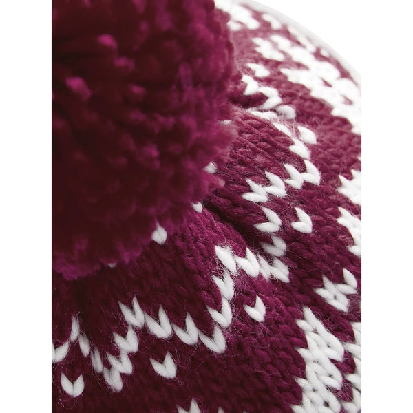 Berretto Fair Isle Snowstar Beanie - personalizzabile con logo