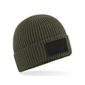 Berretto Fashion Patch Beanie military green/black - personalizzabile con logo