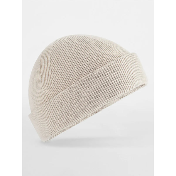 Berretto Fisherman in cotone biologico beige - personalizzabile con logo