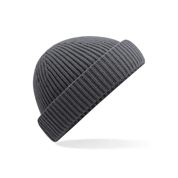 Berretto Harbour Beanie grigio - personalizzabile con logo