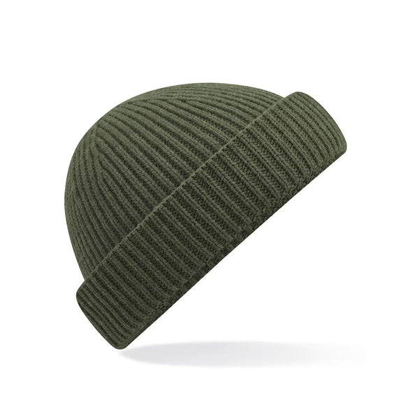 Berretto Harbour Beanie verde - personalizzabile con logo