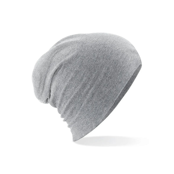 Berretto Hemsedal Cotton Slouch Beanie grigio - personalizzabile con logo