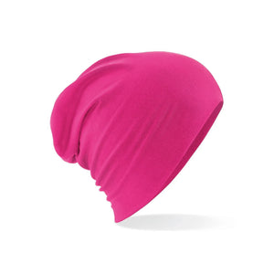Berretto Hemsedal Cotton Slouch Beanie rosa - personalizzabile con logo