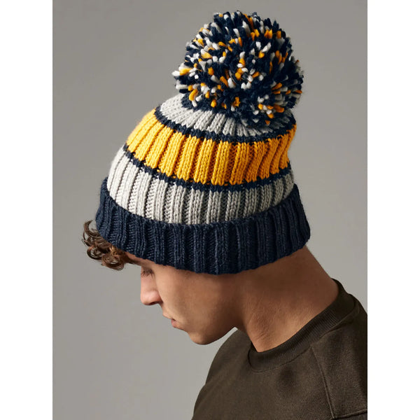 Berretto Hygge Striped Beanie - personalizzabile con logo