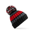 Berretto Hygge Striped Beanie nero - personalizzabile con logo
