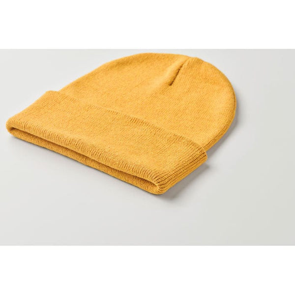 Berretto in maglia con bordino - personalizzabile con logo