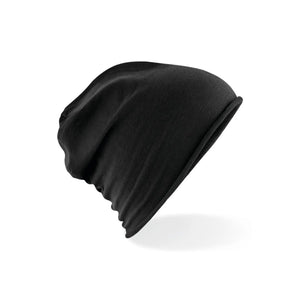 Berretto Jersey Beanie nero - personalizzabile con logo