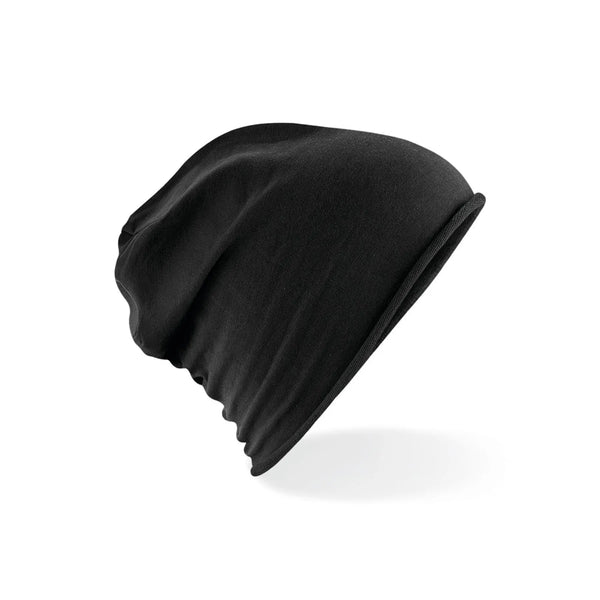 Berretto Jersey Beanie nero - personalizzabile con logo