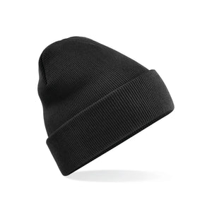 Berretto Junior Original Cuffed Beanie nero - personalizzabile con logo
