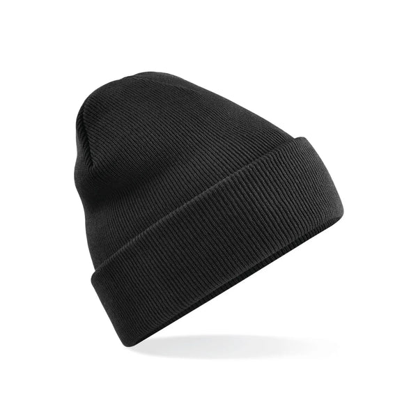 Berretto Junior Original Cuffed Beanie nero - personalizzabile con logo