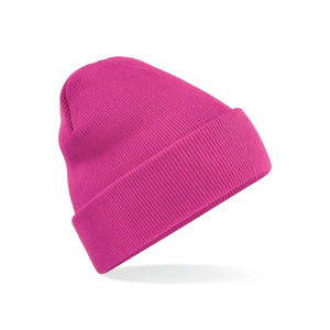 Berretto Junior Original Cuffed Beanie rosa - personalizzabile con logo