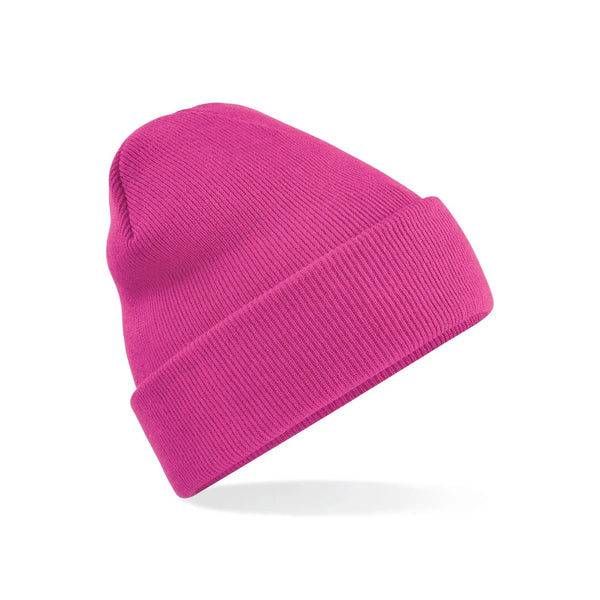 Berretto Junior Original Cuffed Beanie rosa - personalizzabile con logo