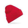 Berretto Junior Original Cuffed Beanie rosso - personalizzabile con logo