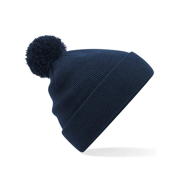 Berretto Junior Original Pom Pom Beanie blu - personalizzabile con logo