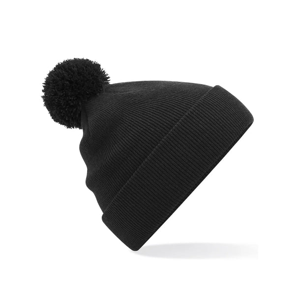 Berretto Junior Original Pom Pom Beanie nero - personalizzabile con logo