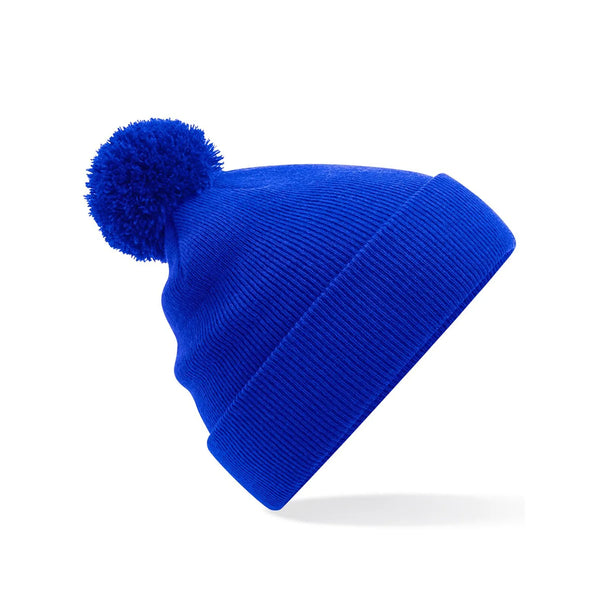 Berretto Junior Original Pom Pom Beanie royal - personalizzabile con logo
