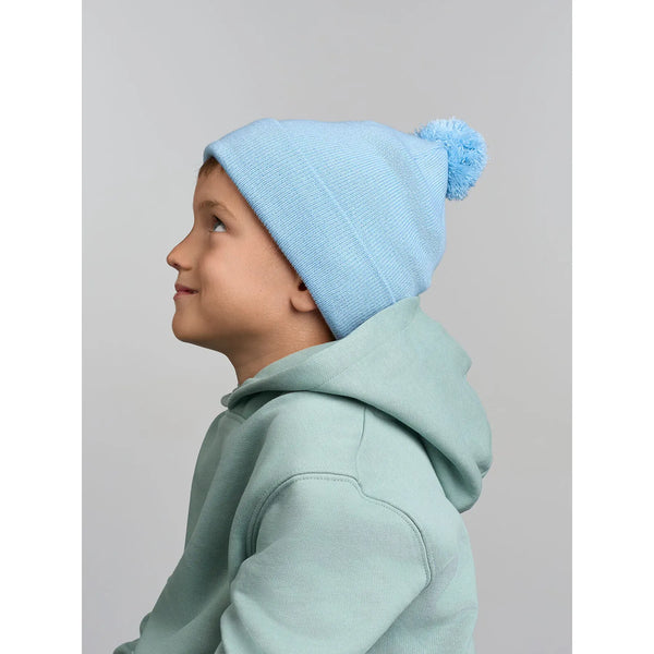 Berretto Kid Wind-S With Pompom - personalizzabile con logo